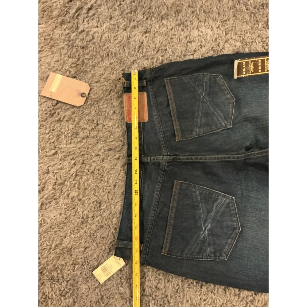 Stetson Mens No.‎ 1520 Standard Straight Leg Jeans Dark Wash Denim 36x34 NWT